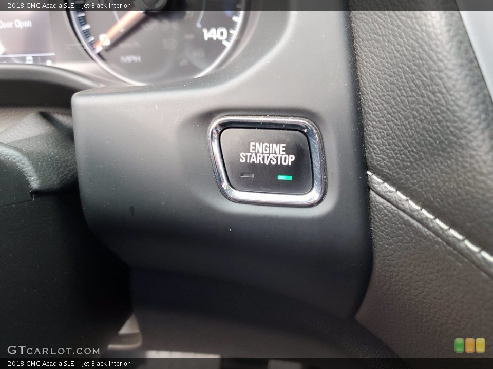 Jet Black Interior Controls for the 2018 GMC Acadia SLE #141814635