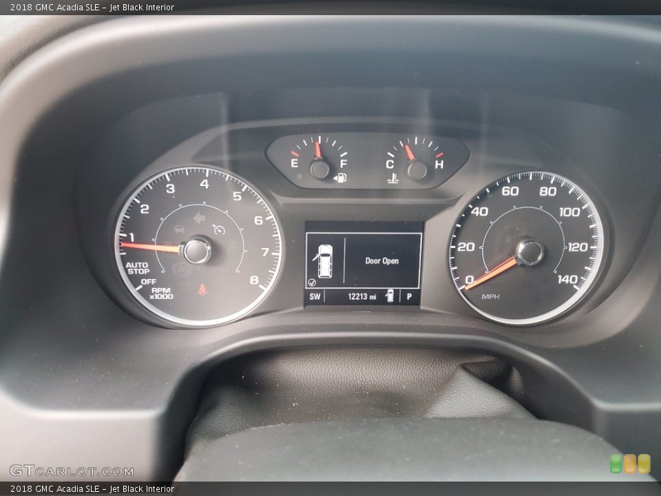 Jet Black Interior Gauges for the 2018 GMC Acadia SLE #141814657