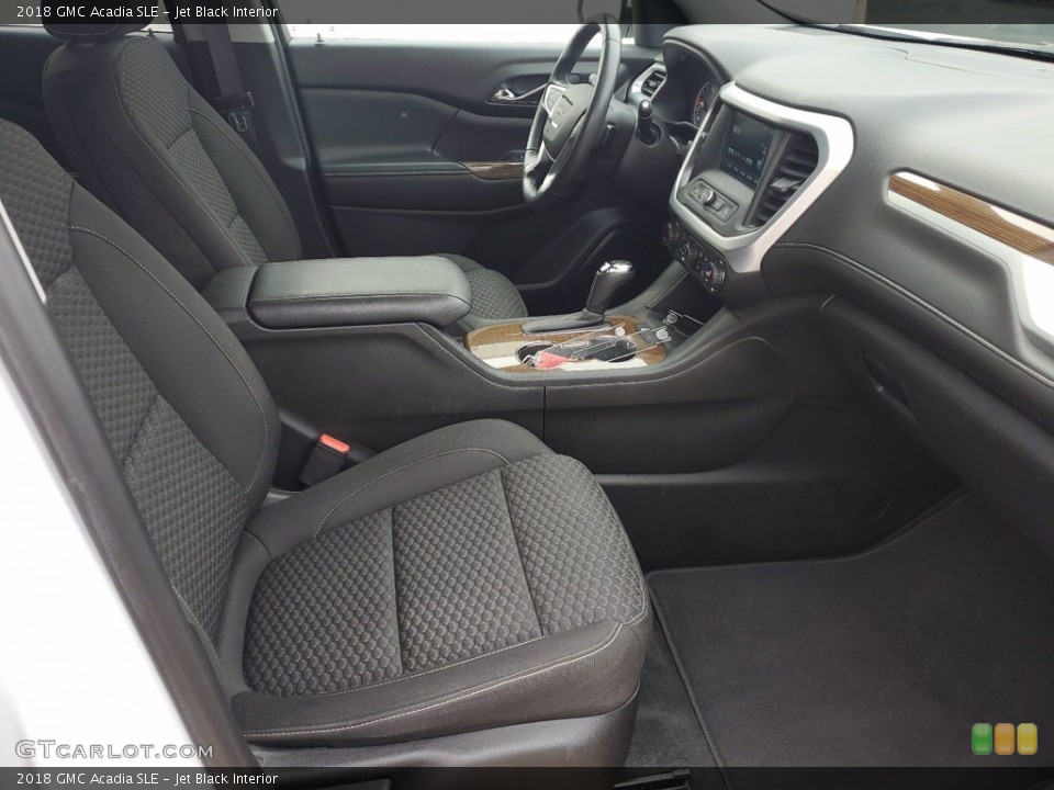 Jet Black Interior Front Seat for the 2018 GMC Acadia SLE #141814828