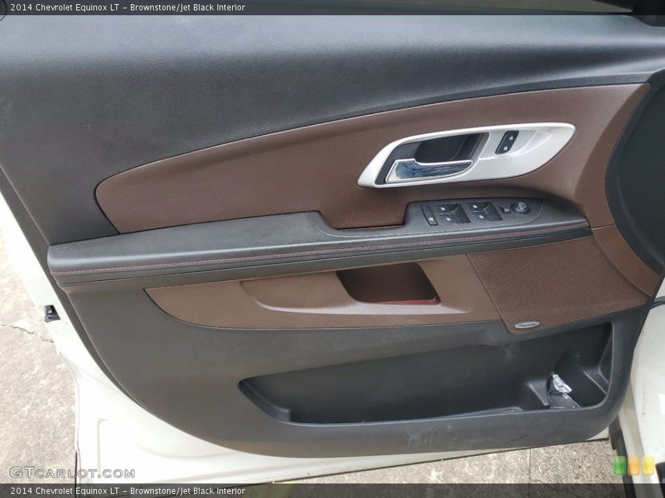 Brownstone/Jet Black Interior Door Panel for the 2014 Chevrolet Equinox LT #141817906