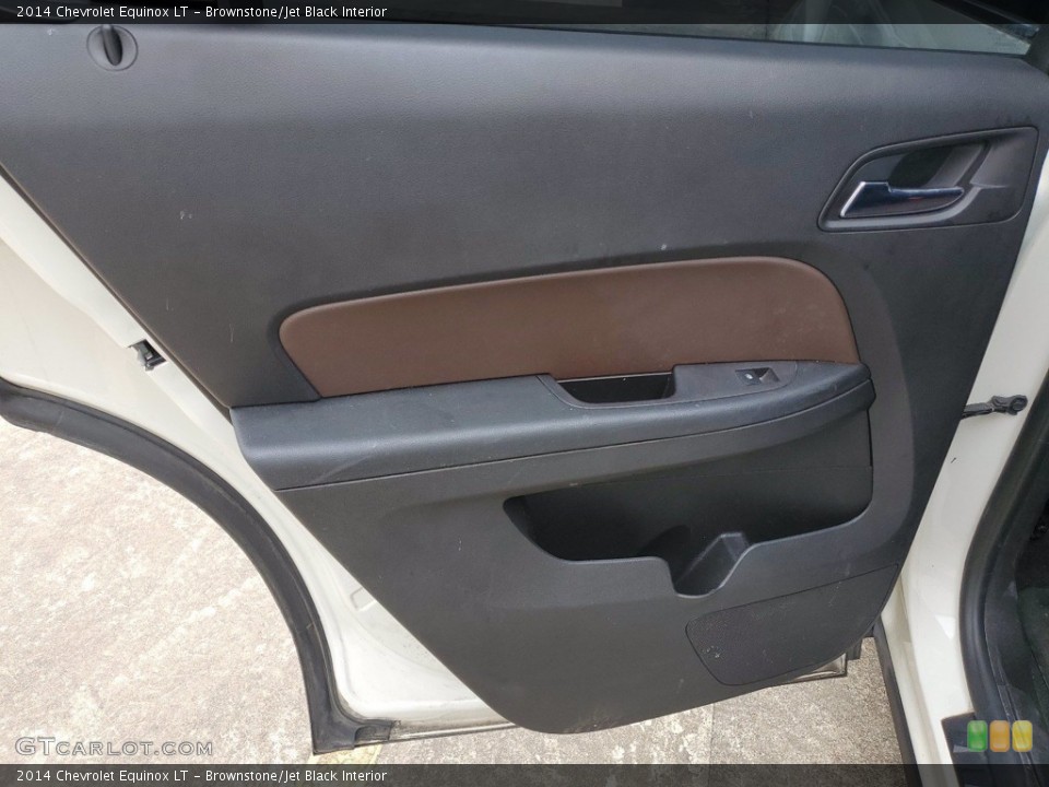 Brownstone/Jet Black Interior Door Panel for the 2014 Chevrolet Equinox LT #141818020