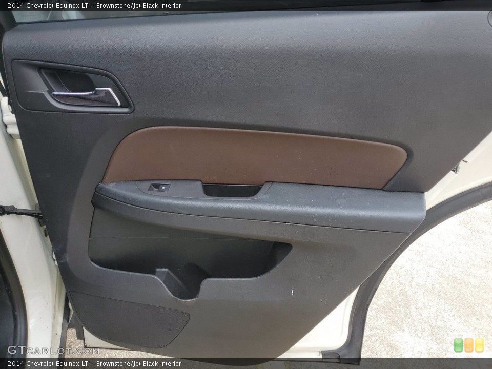 Brownstone/Jet Black Interior Door Panel for the 2014 Chevrolet Equinox LT #141818086