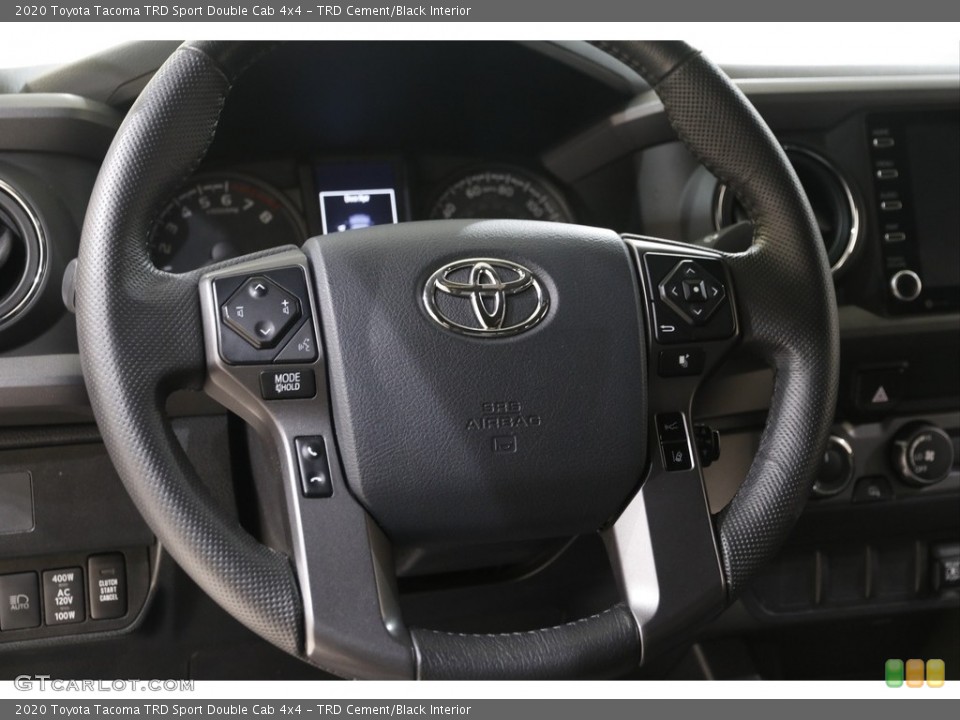 TRD Cement/Black Interior Steering Wheel for the 2020 Toyota Tacoma TRD Sport Double Cab 4x4 #141820838