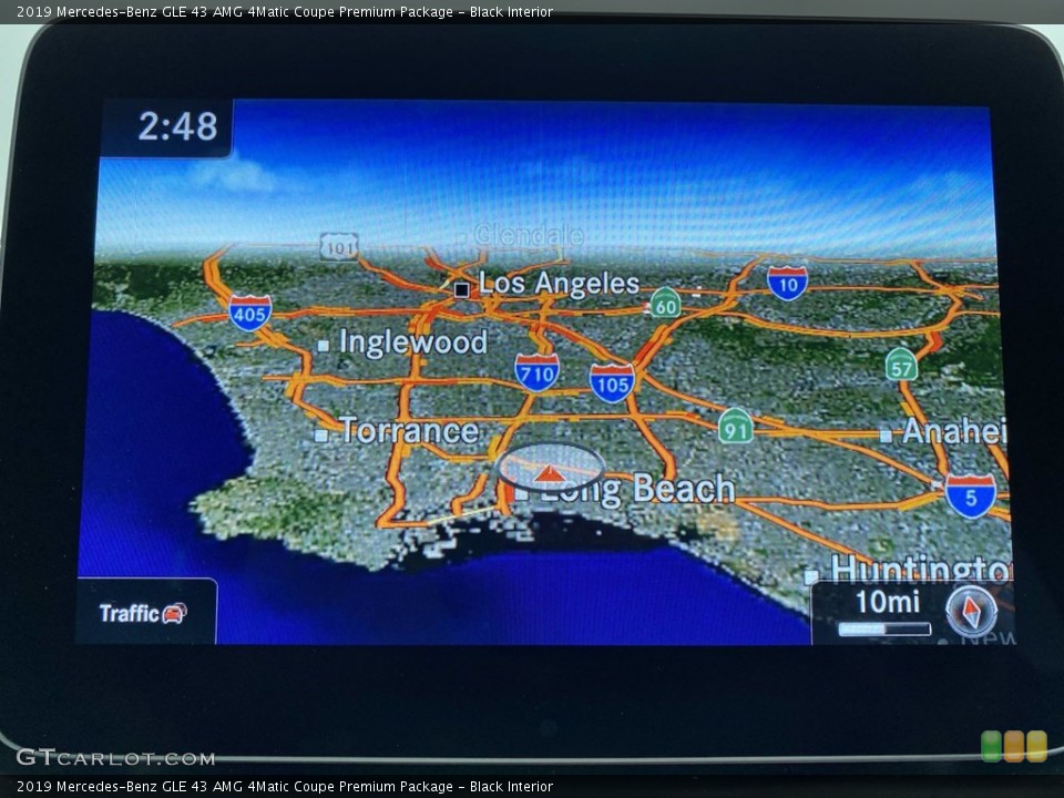 Black Interior Navigation for the 2019 Mercedes-Benz GLE 43 AMG 4Matic Coupe Premium Package #141822845