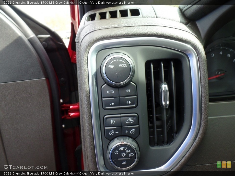 Gideon/Very Dark Atmosphere Interior Controls for the 2021 Chevrolet Silverado 1500 LTZ Crew Cab 4x4 #141823787