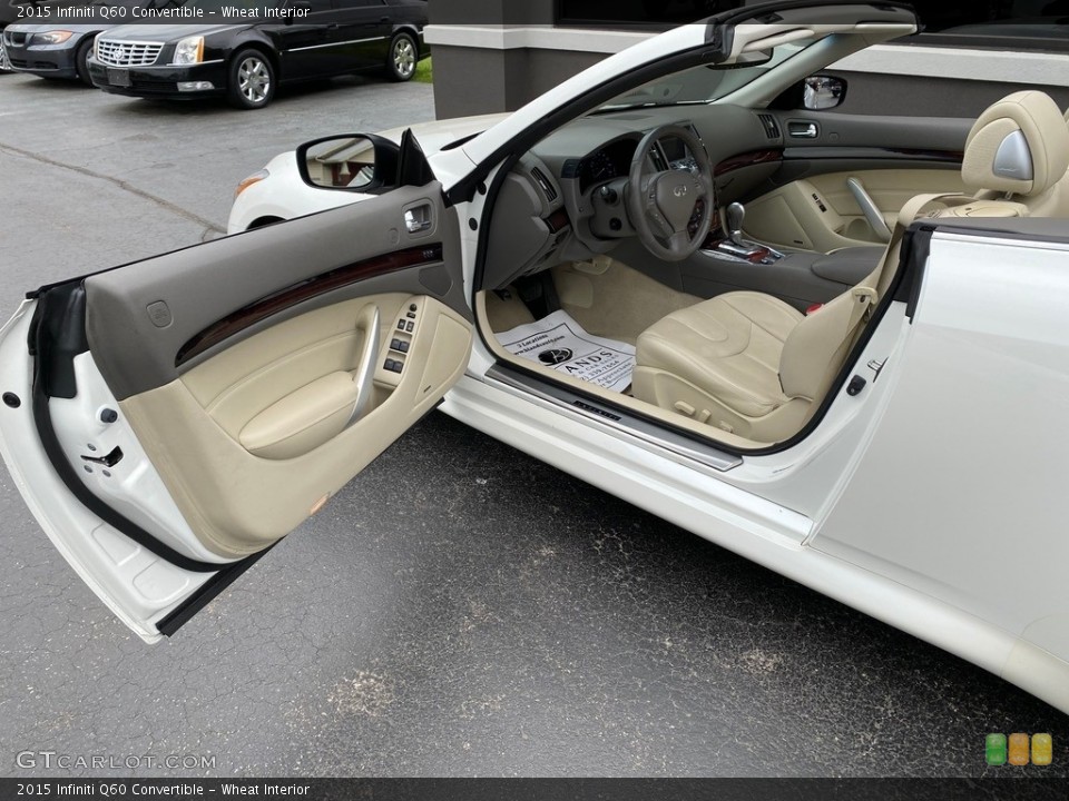 Wheat Interior Photo for the 2015 Infiniti Q60 Convertible #141824588