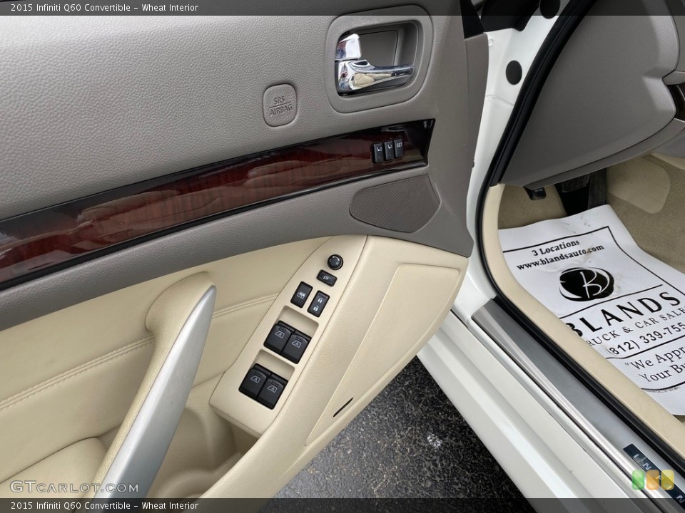 Wheat Interior Door Panel for the 2015 Infiniti Q60 Convertible #141824612