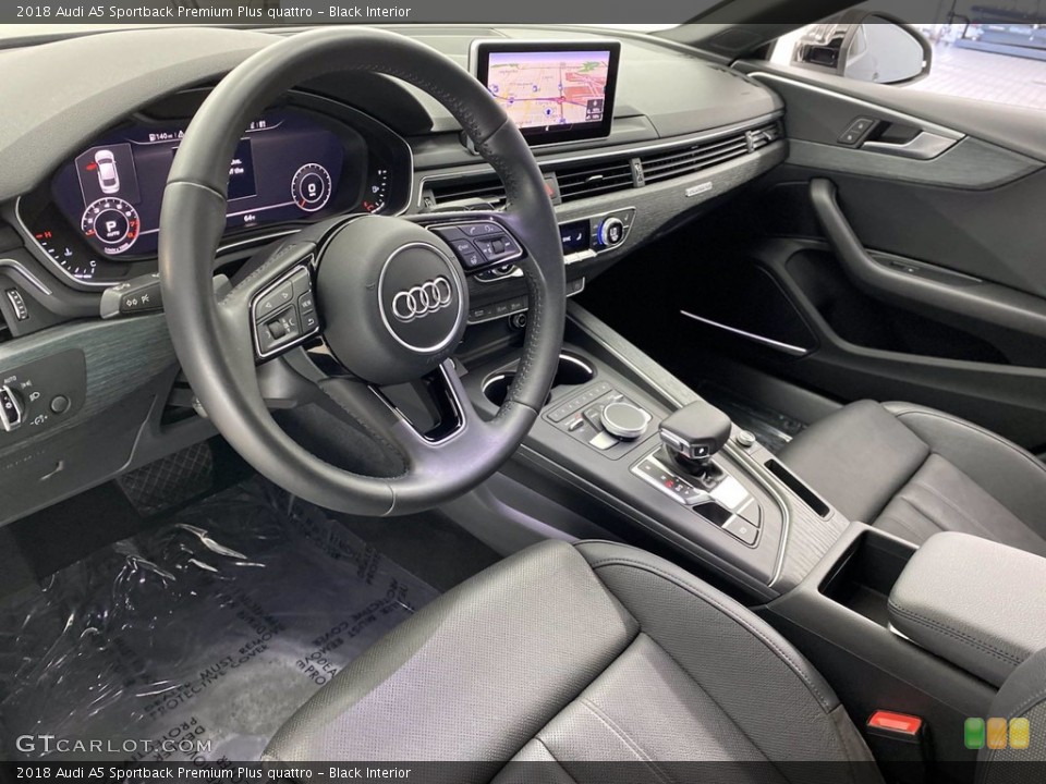 Black Interior Photo for the 2018 Audi A5 Sportback Premium Plus quattro #141824654
