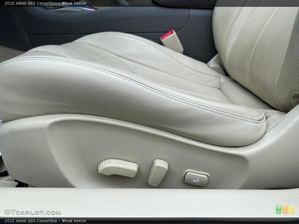 Wheat Interior Front Seat for the 2015 Infiniti Q60 Convertible #141824657