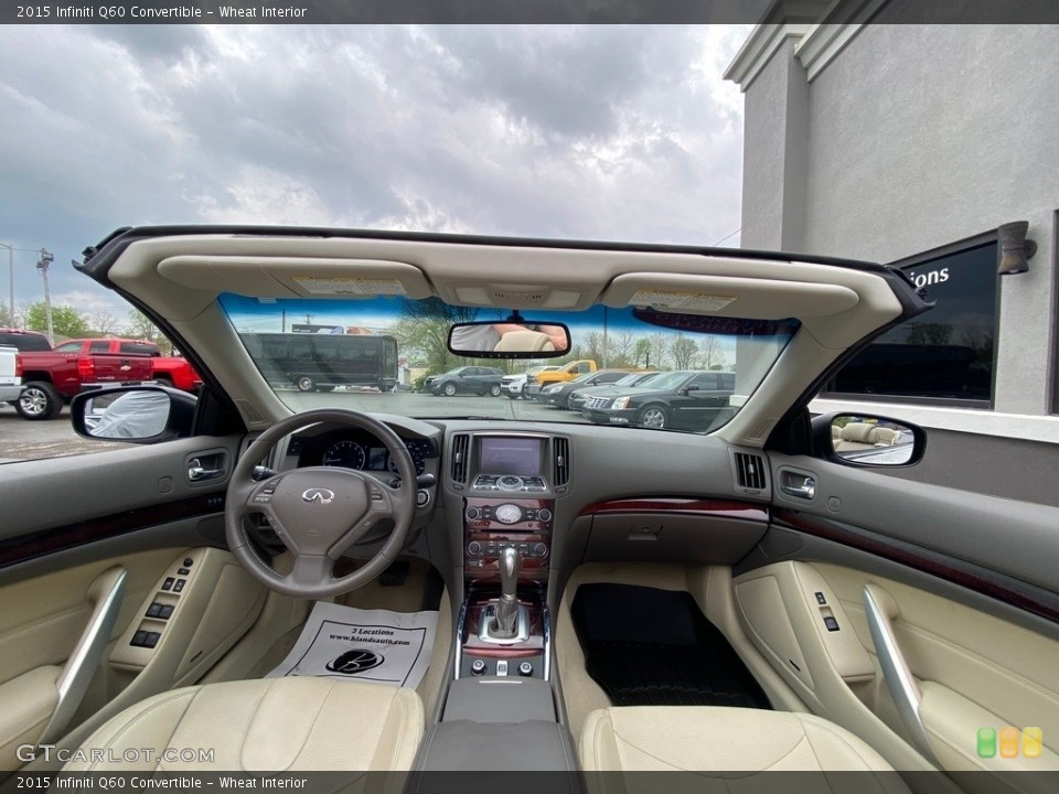 Wheat 2015 Infiniti Q60 Interiors