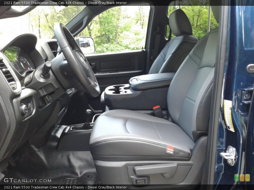 Diesel Gray/Black Interior Photo for the 2021 Ram 5500 Tradesman Crew Cab 4x4 Chassis #141824870