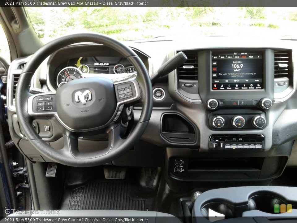 Diesel Gray/Black Interior Dashboard for the 2021 Ram 5500 Tradesman Crew Cab 4x4 Chassis #141825017