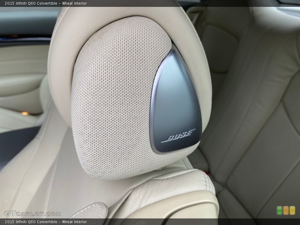 Wheat Interior Audio System for the 2015 Infiniti Q60 Convertible #141825116