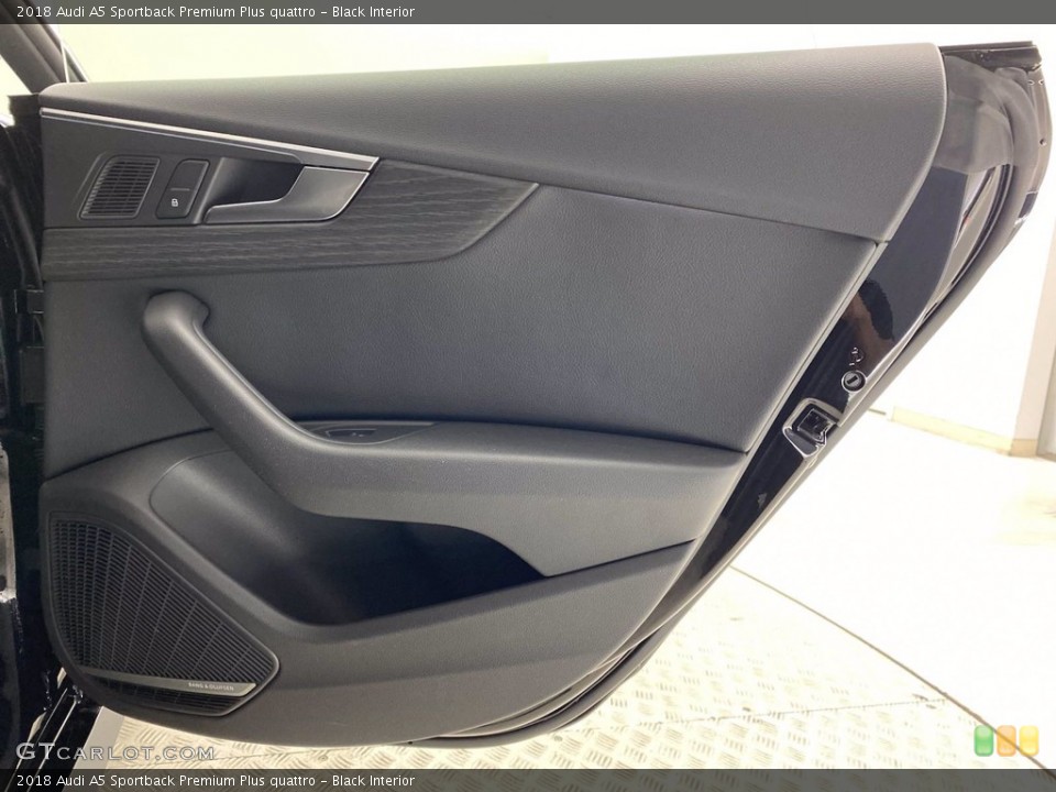 Black Interior Door Panel for the 2018 Audi A5 Sportback Premium Plus quattro #141825131