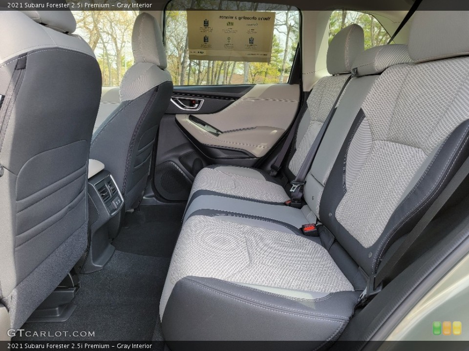 Gray Interior Rear Seat for the 2021 Subaru Forester 2.5i Premium #141826967
