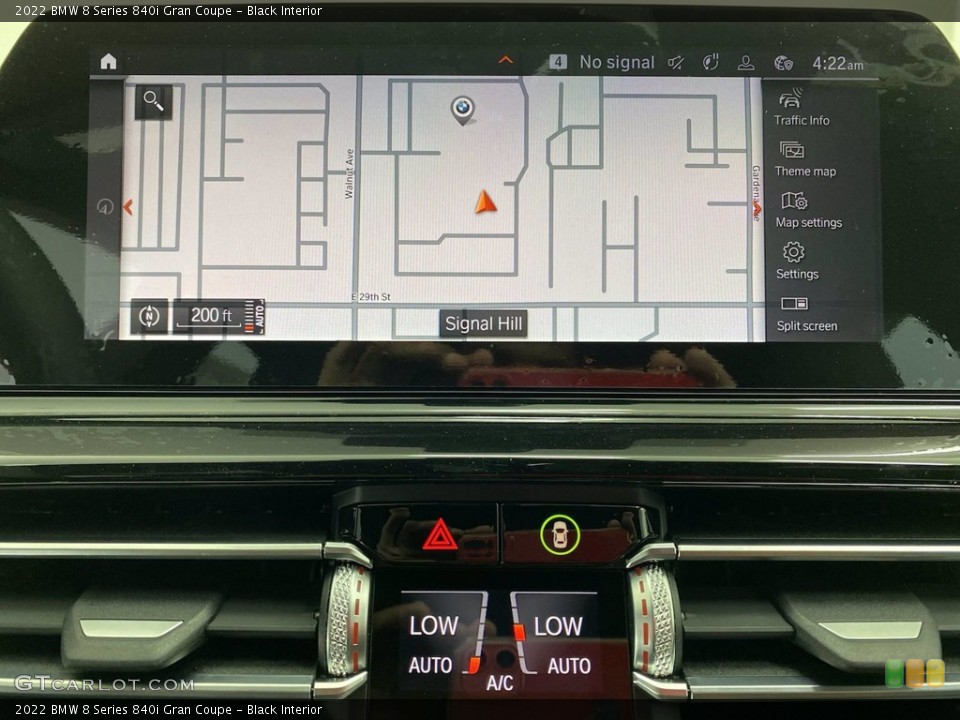 Black Interior Navigation for the 2022 BMW 8 Series 840i Gran Coupe #141827438