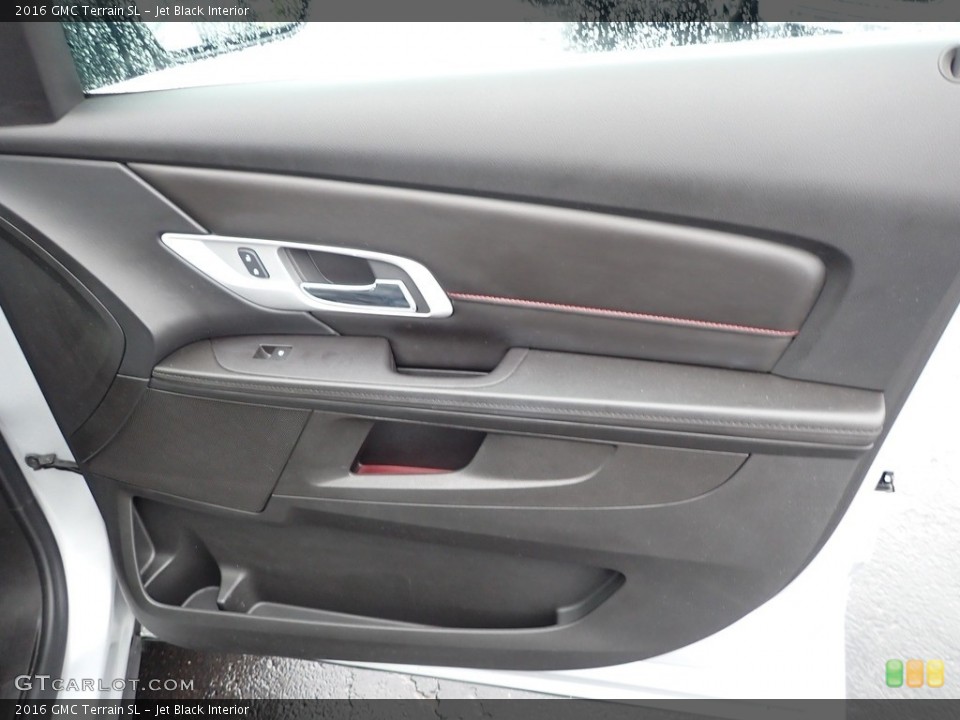 Jet Black Interior Door Panel for the 2016 GMC Terrain SL #141833623