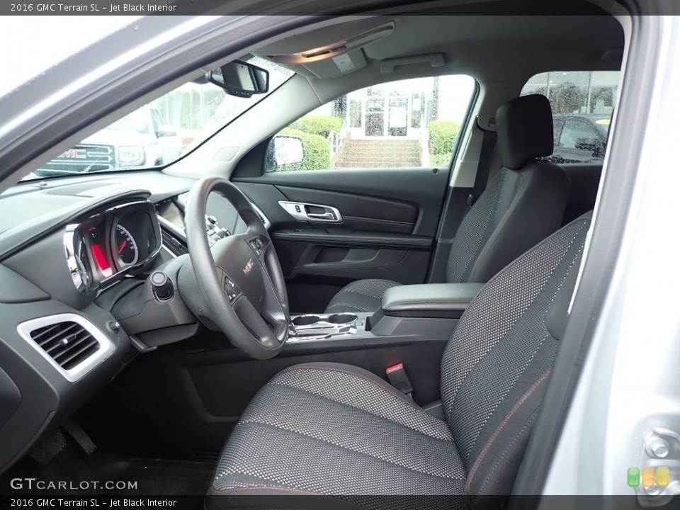 Jet Black Interior Front Seat for the 2016 GMC Terrain SL #141833809