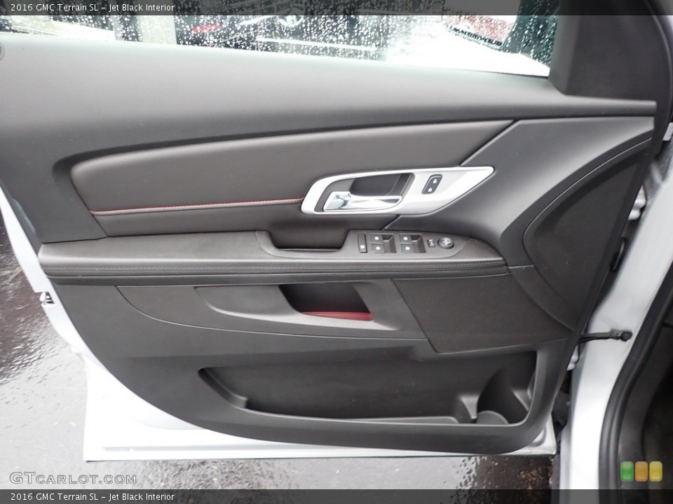 Jet Black Interior Door Panel for the 2016 GMC Terrain SL #141833878