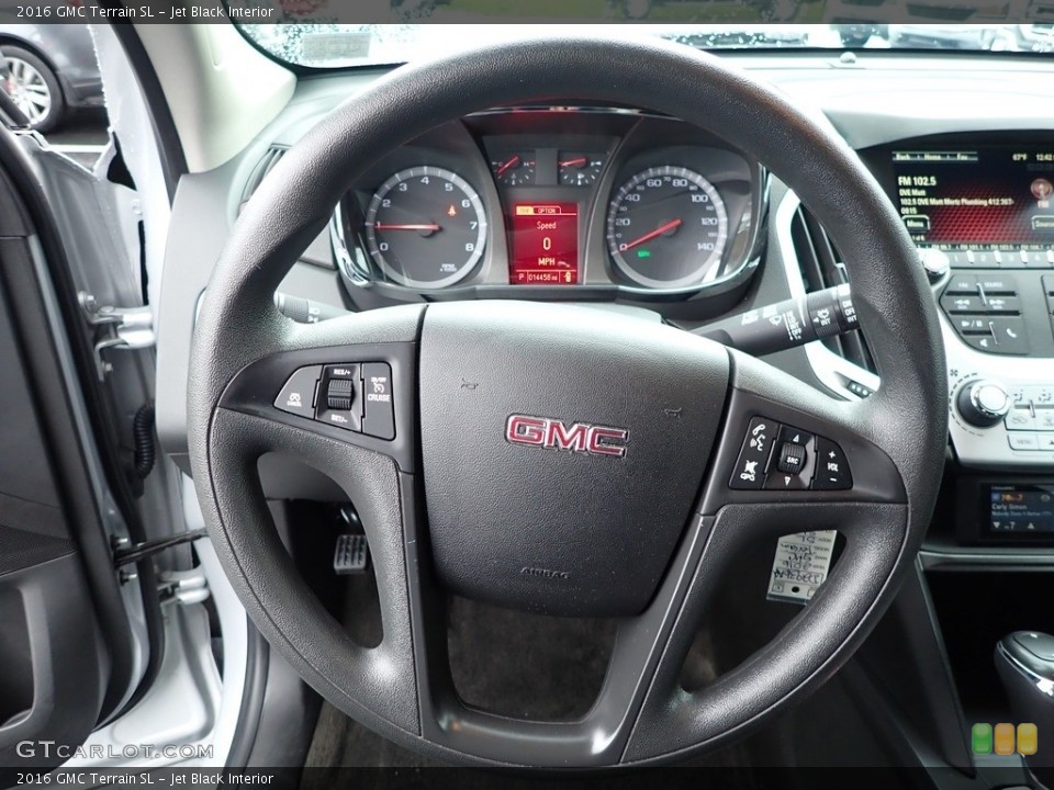 Jet Black Interior Steering Wheel for the 2016 GMC Terrain SL #141833896
