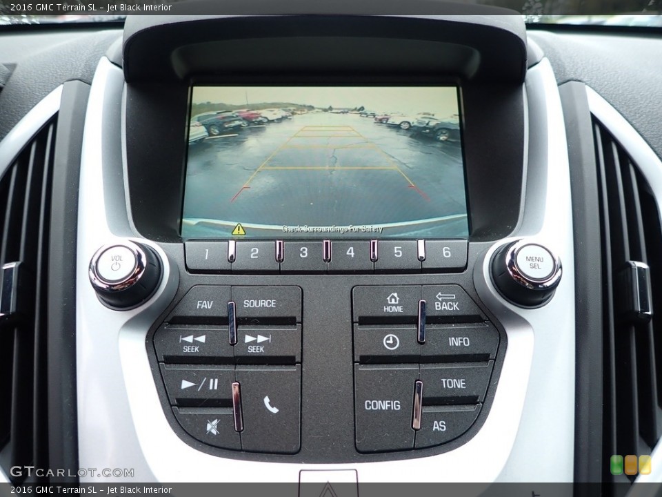Jet Black Interior Controls for the 2016 GMC Terrain SL #141833920