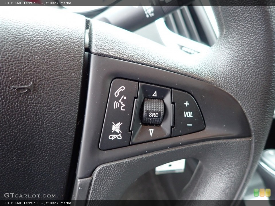 Jet Black Interior Steering Wheel for the 2016 GMC Terrain SL #141833989