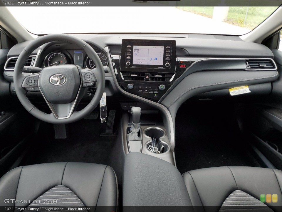 Black Interior Dashboard for the 2021 Toyota Camry SE Nightshade #141835276