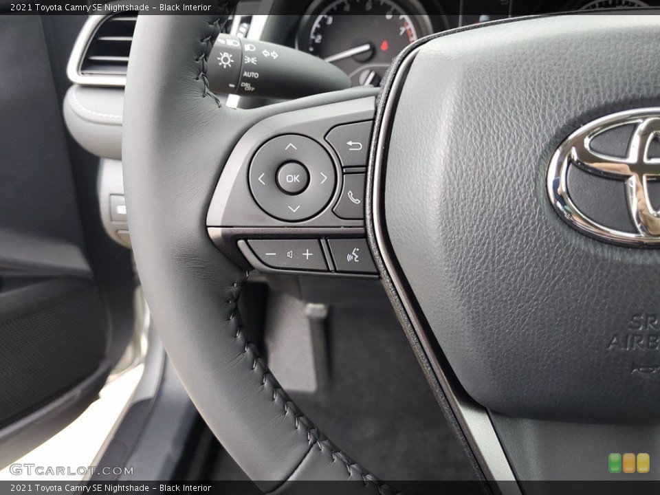Black Interior Steering Wheel for the 2021 Toyota Camry SE Nightshade #141835498