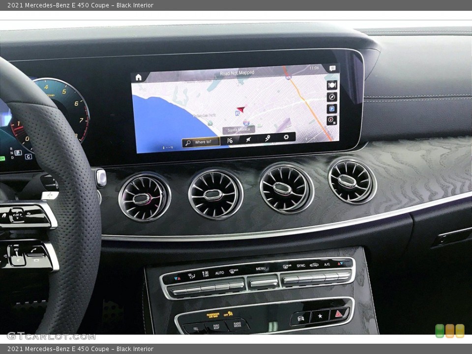 Black Interior Controls for the 2021 Mercedes-Benz E 450 Coupe #141837472