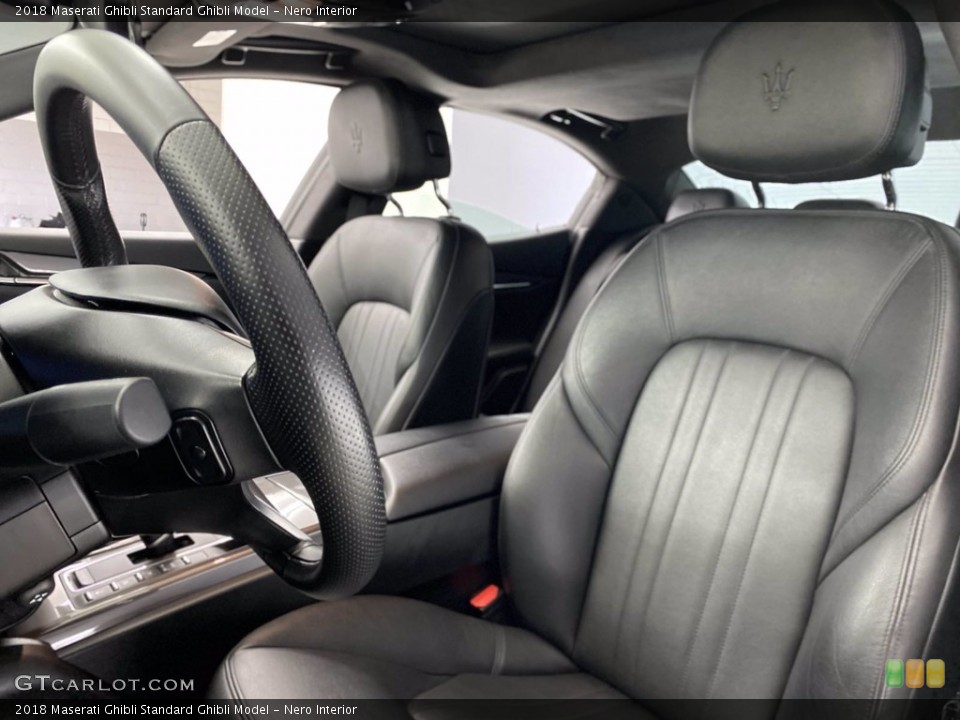 Nero Interior Front Seat for the 2018 Maserati Ghibli  #141838199