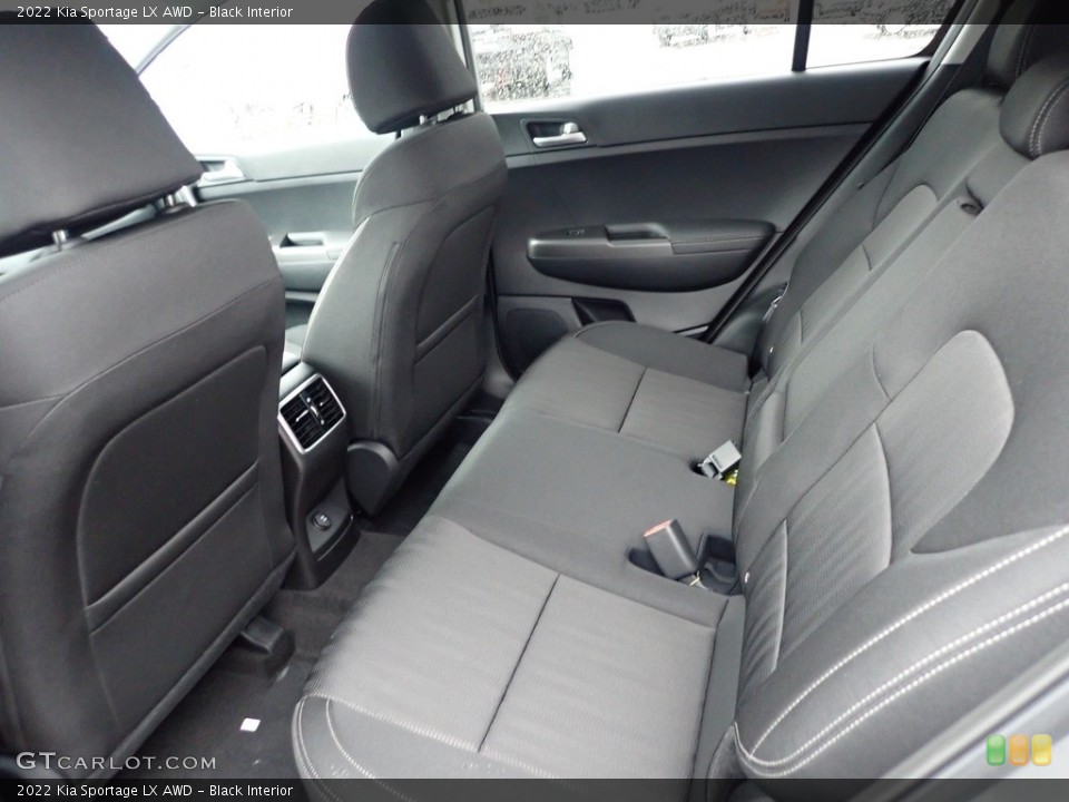 Black Interior Rear Seat for the 2022 Kia Sportage LX AWD #141838825