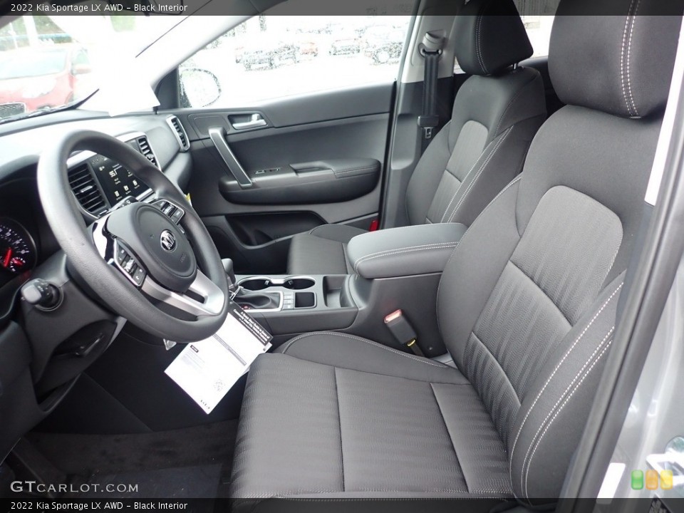 Black Interior Front Seat for the 2022 Kia Sportage LX AWD #141838840