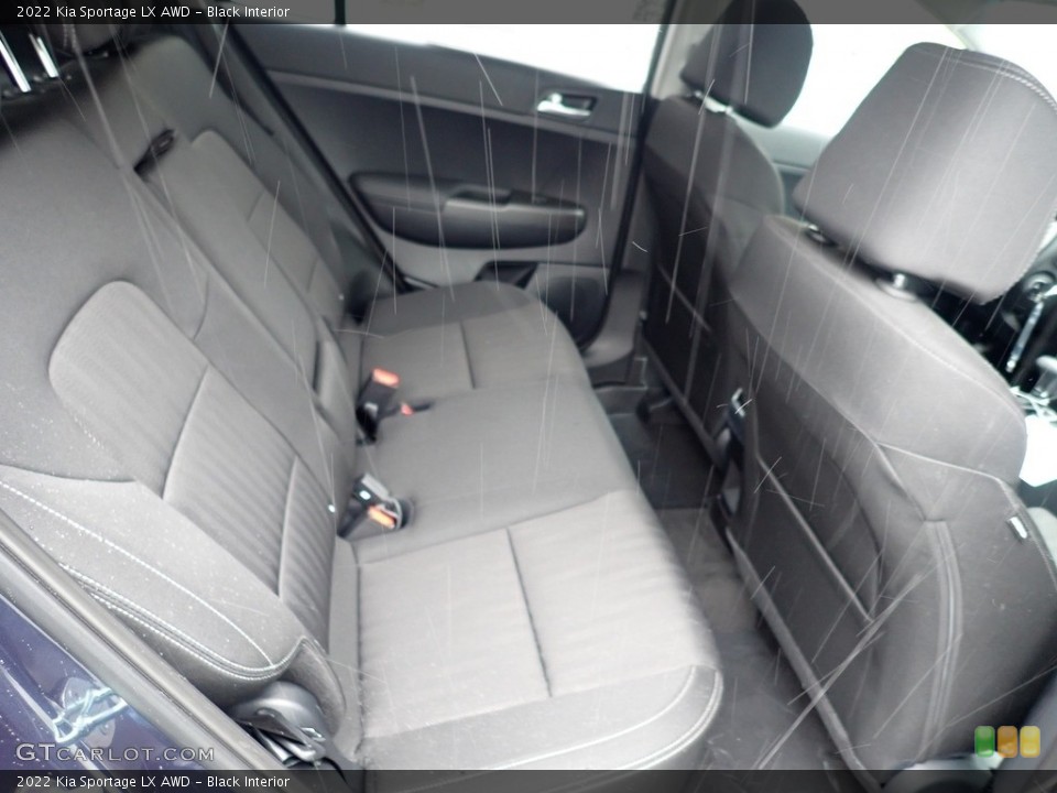 Black Interior Rear Seat for the 2022 Kia Sportage LX AWD #141839005