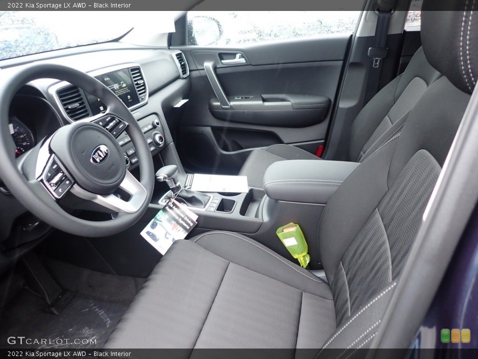 Black Interior Front Seat for the 2022 Kia Sportage LX AWD #141839030