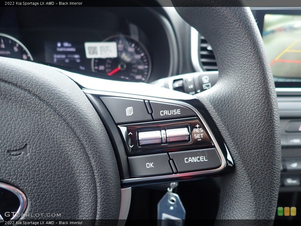 Black Interior Steering Wheel for the 2022 Kia Sportage LX AWD #141839092