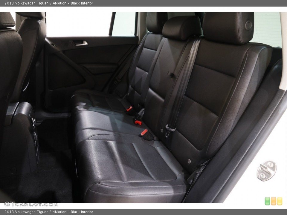 Black Interior Rear Seat for the 2013 Volkswagen Tiguan S 4Motion #141841092