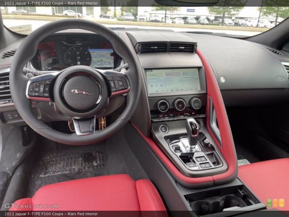 Mars Red Interior Dashboard for the 2021 Jaguar F-TYPE P300 Coupe #141844164