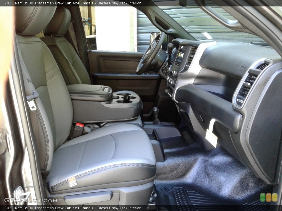 Diesel Gray/Black Interior Photo for the 2021 Ram 3500 Tradesman Crew Cab 4x4 Chassis #141844554