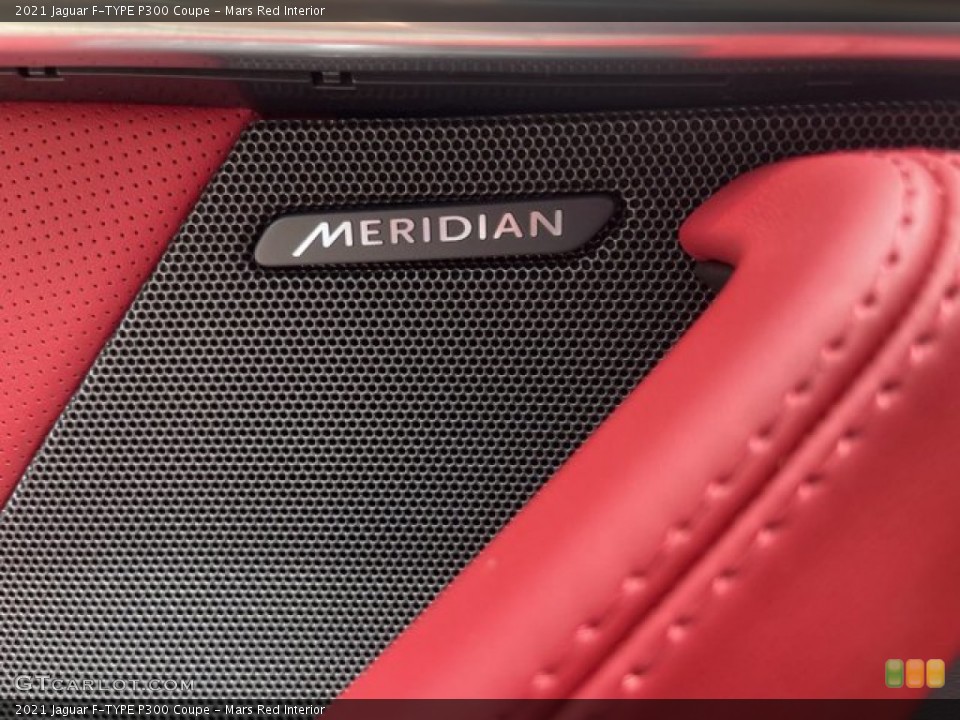 Mars Red Interior Audio System for the 2021 Jaguar F-TYPE P300 Coupe #141844596