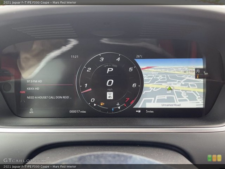 Mars Red Interior Gauges for the 2021 Jaguar F-TYPE P300 Coupe #141844635