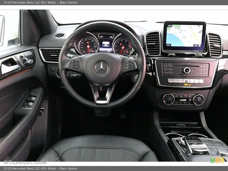 Black Interior Dashboard for the 2018 Mercedes-Benz GLS 450 4Matic #141845529