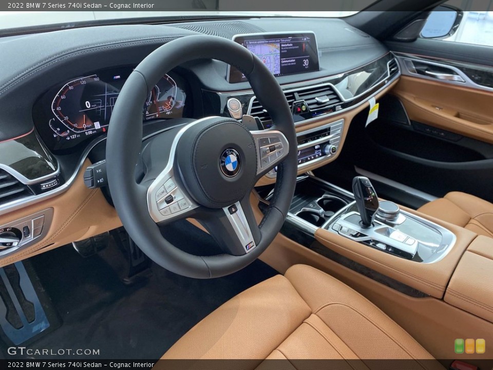 Cognac Interior Photo for the 2022 BMW 7 Series 740i Sedan #141847743