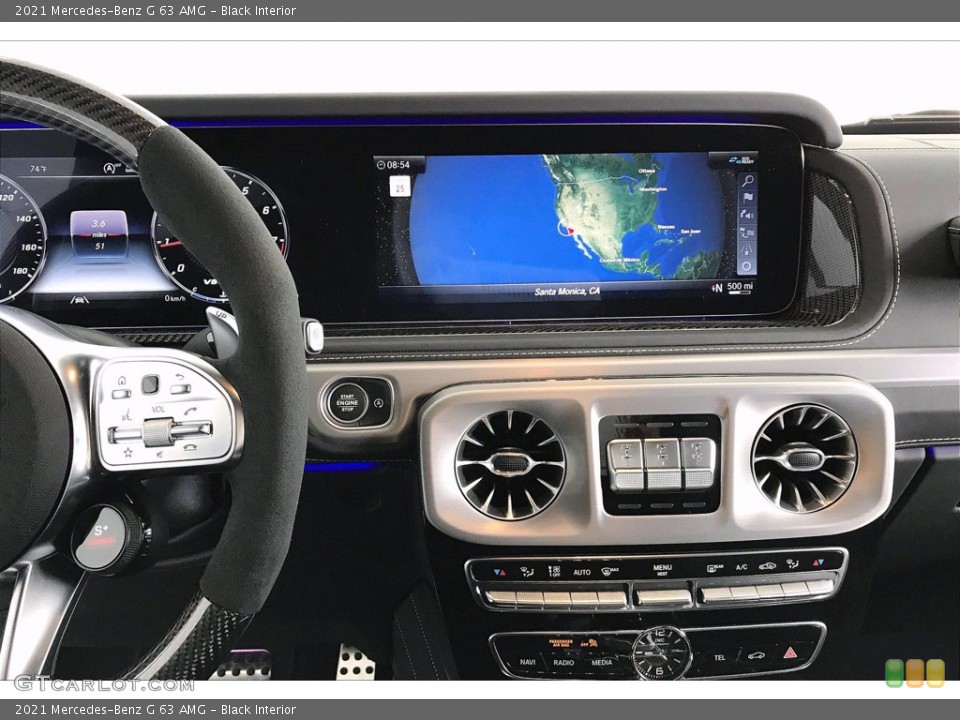 Black Interior Controls for the 2021 Mercedes-Benz G 63 AMG #141850893