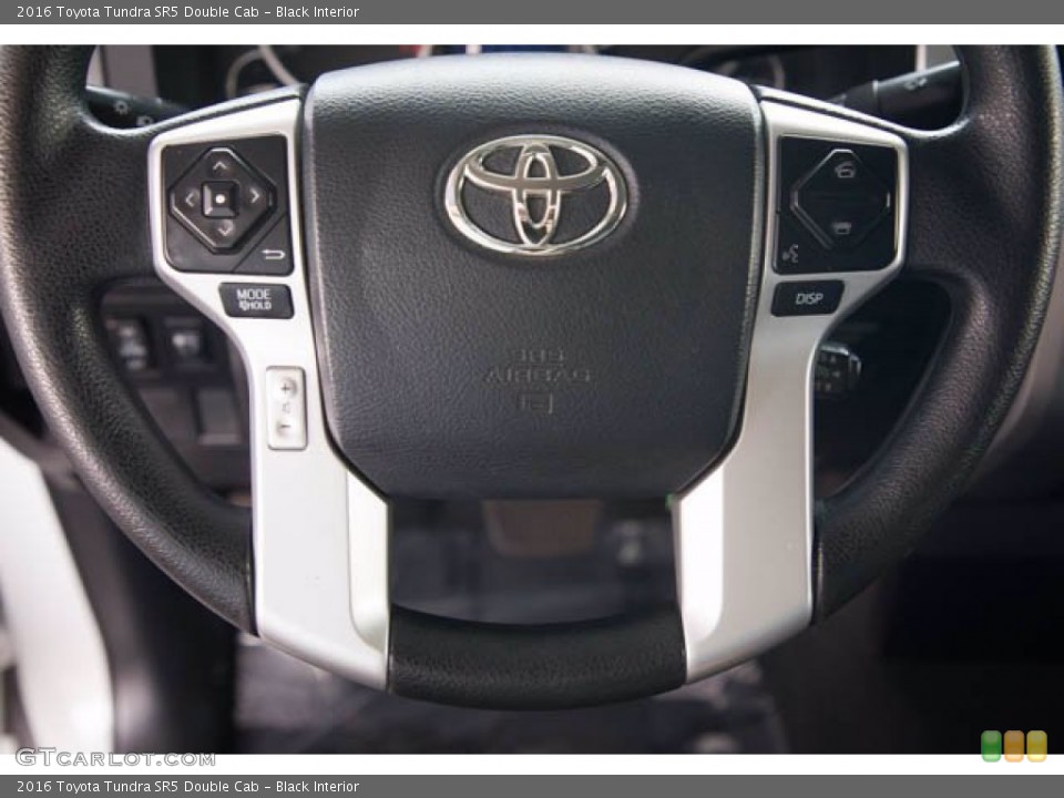 Black Interior Steering Wheel for the 2016 Toyota Tundra SR5 Double Cab #141851835