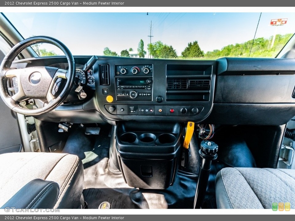 Medium Pewter Interior Dashboard for the 2012 Chevrolet Express 2500 Cargo Van #141853505
