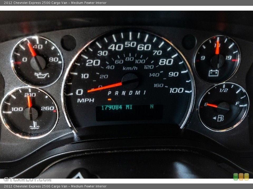 Medium Pewter Interior Gauges for the 2012 Chevrolet Express 2500 Cargo Van #141853550