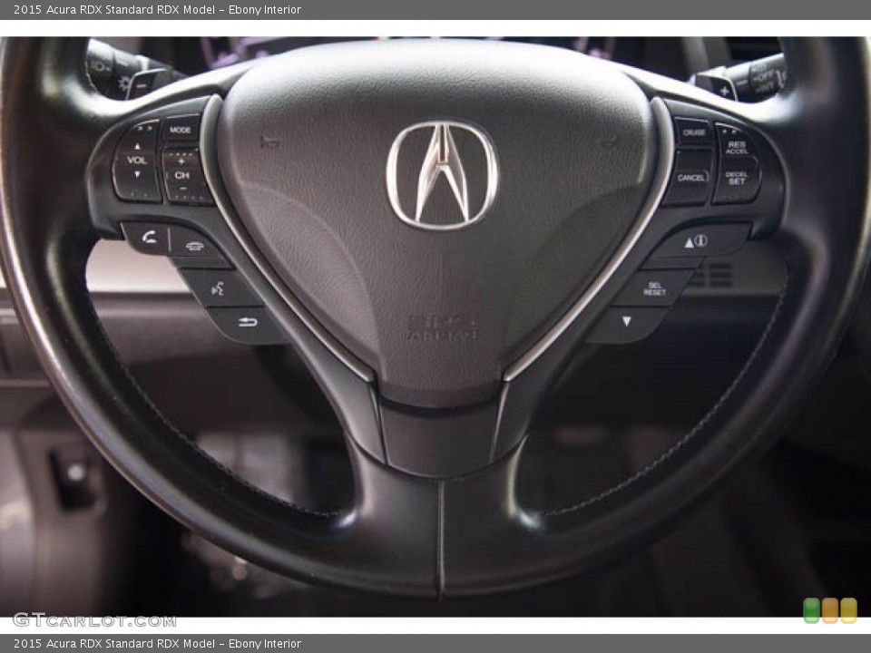 Ebony Interior Steering Wheel for the 2015 Acura RDX  #141855115