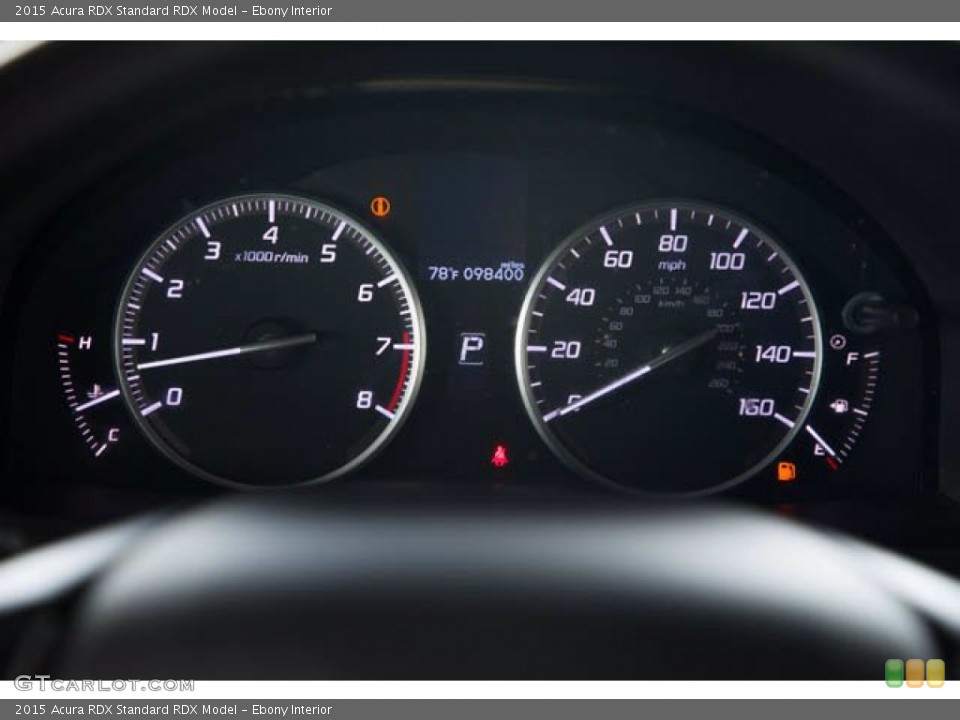 Ebony Interior Gauges for the 2015 Acura RDX  #141855412