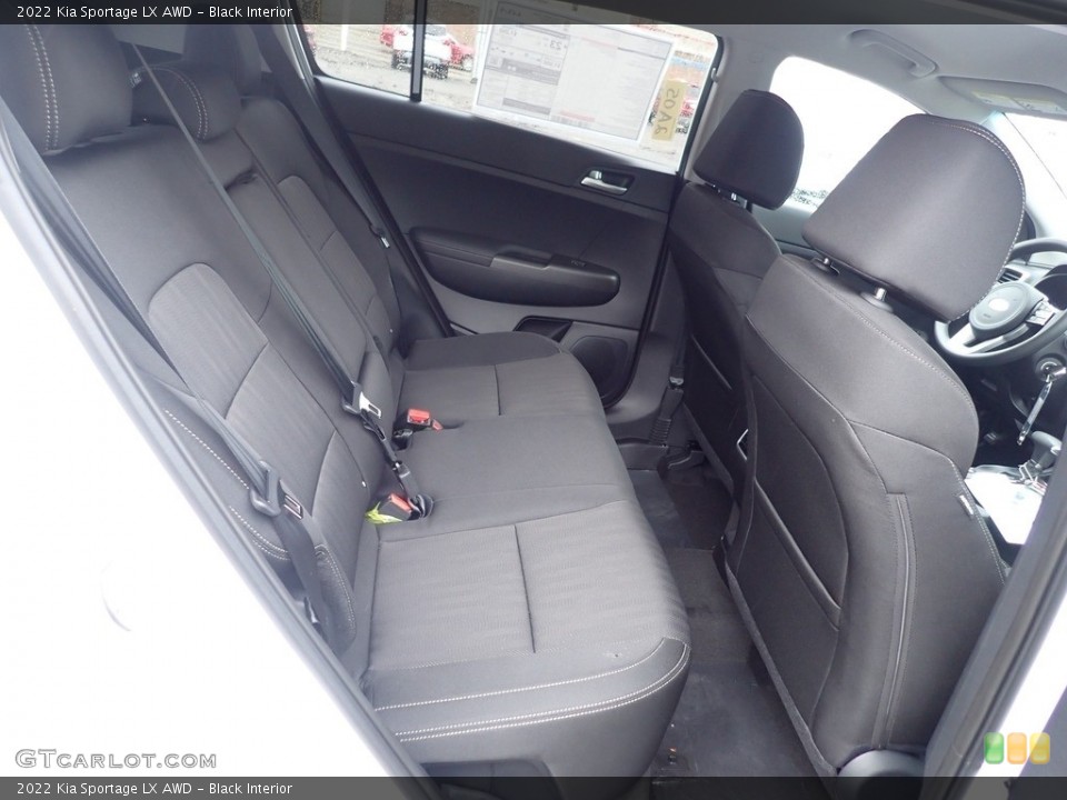 Black Interior Rear Seat for the 2022 Kia Sportage LX AWD #141855997