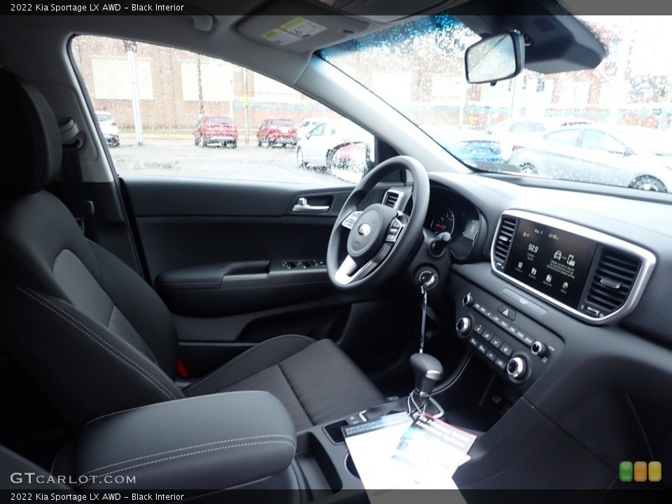 Black Interior Front Seat for the 2022 Kia Sportage LX AWD #141856045